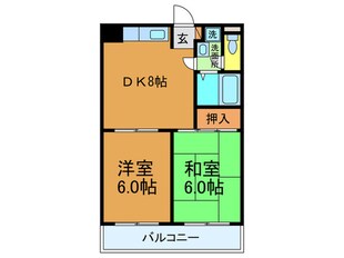 フォアール今津北の物件間取画像